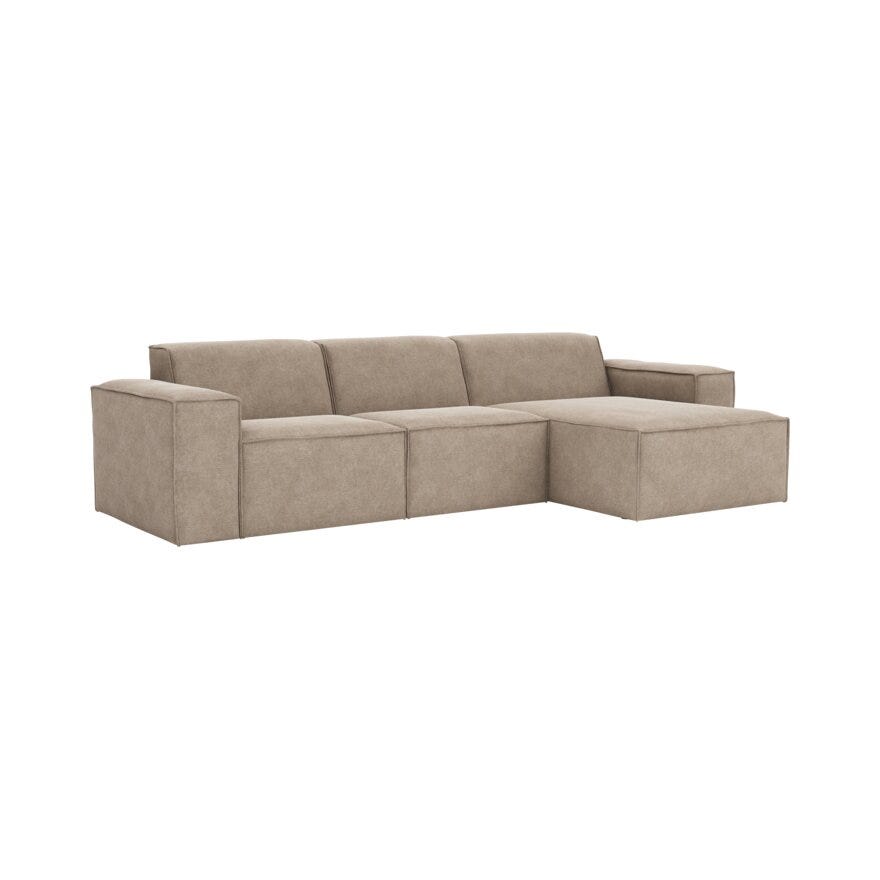 QUADRATO 3 seter i Beige/natur