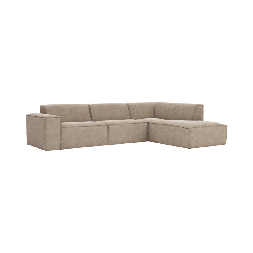 QUADRATO Hjørnesofa i Beige/natur