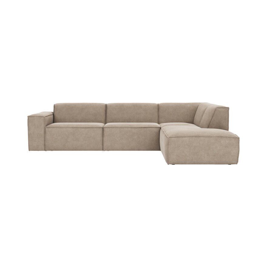 QUADRATO Hjørnesofa i Beige/natur