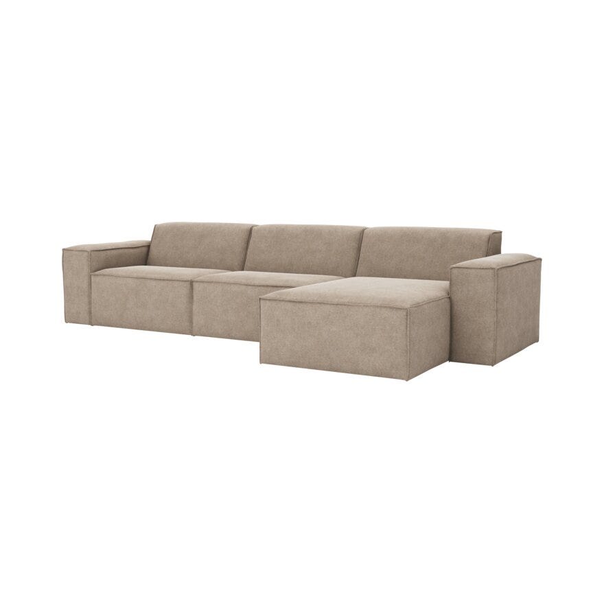 QUADRATO 3 seter i Beige/natur