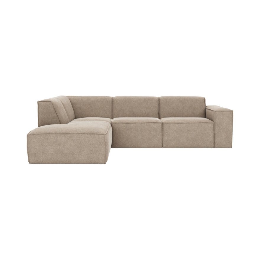 QUADRATO Hjørnesofa i Beige/natur