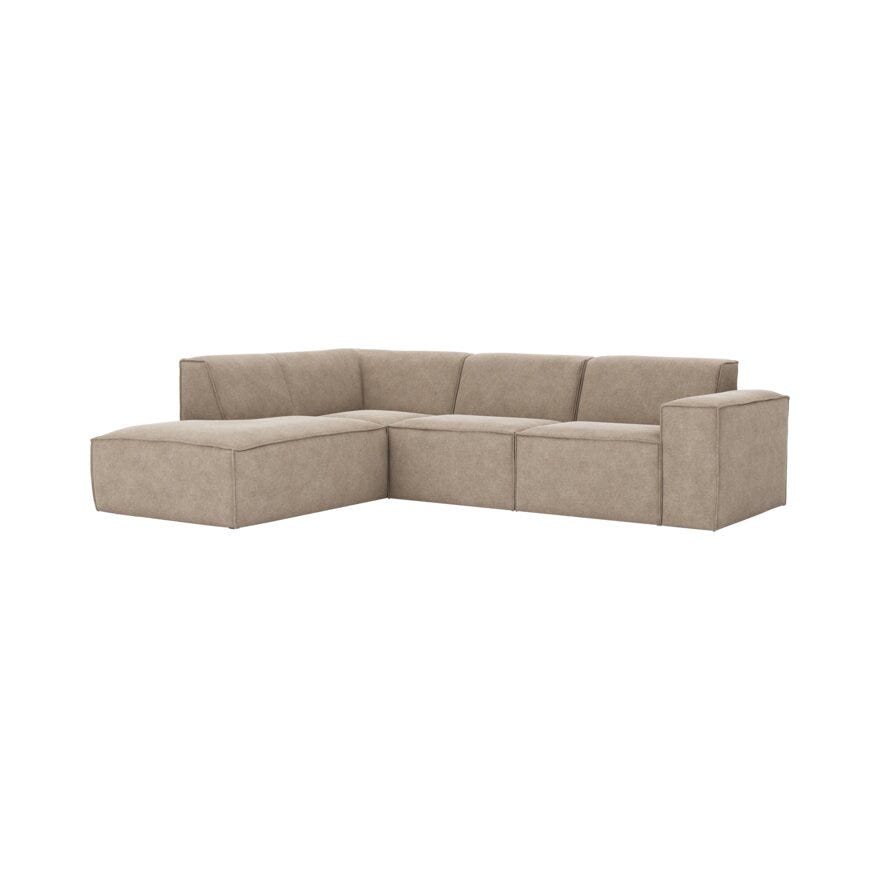 QUADRATO Hjørnesofa i Beige/natur