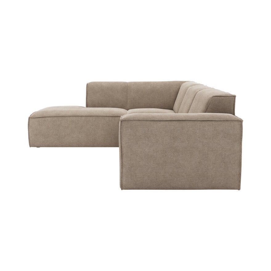 QUADRATO Hjørnesofa i Beige/natur