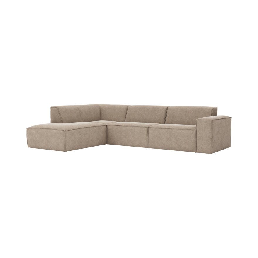QUADRATO Hjørnesofa i Beige/natur