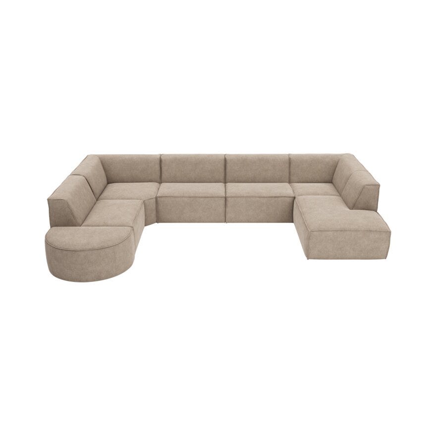 Jakobsen Copenhagen QUADRATO Hjørnesofa i Beige/natur