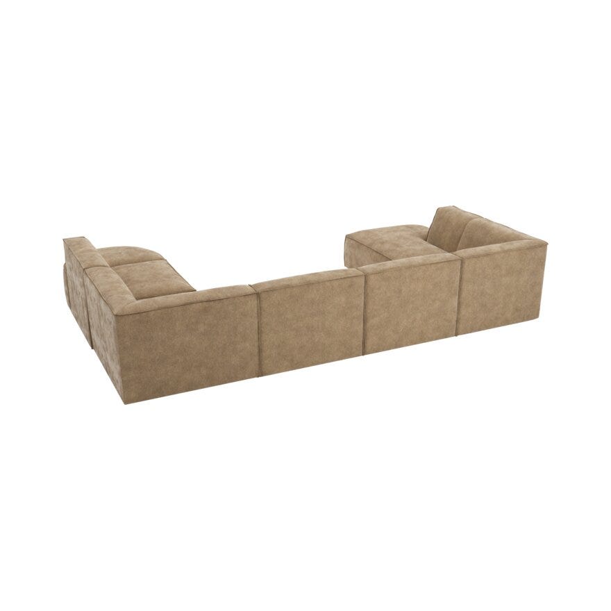 Jakobsen Copenhagen QUADRATO U-sofa i Beige/natur