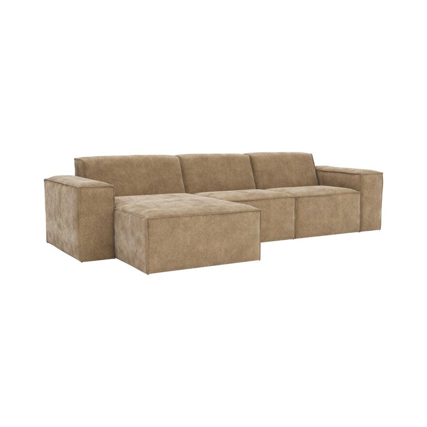 Jakobsen Copenhagen QUADRATO 3 seter i Beige/natur