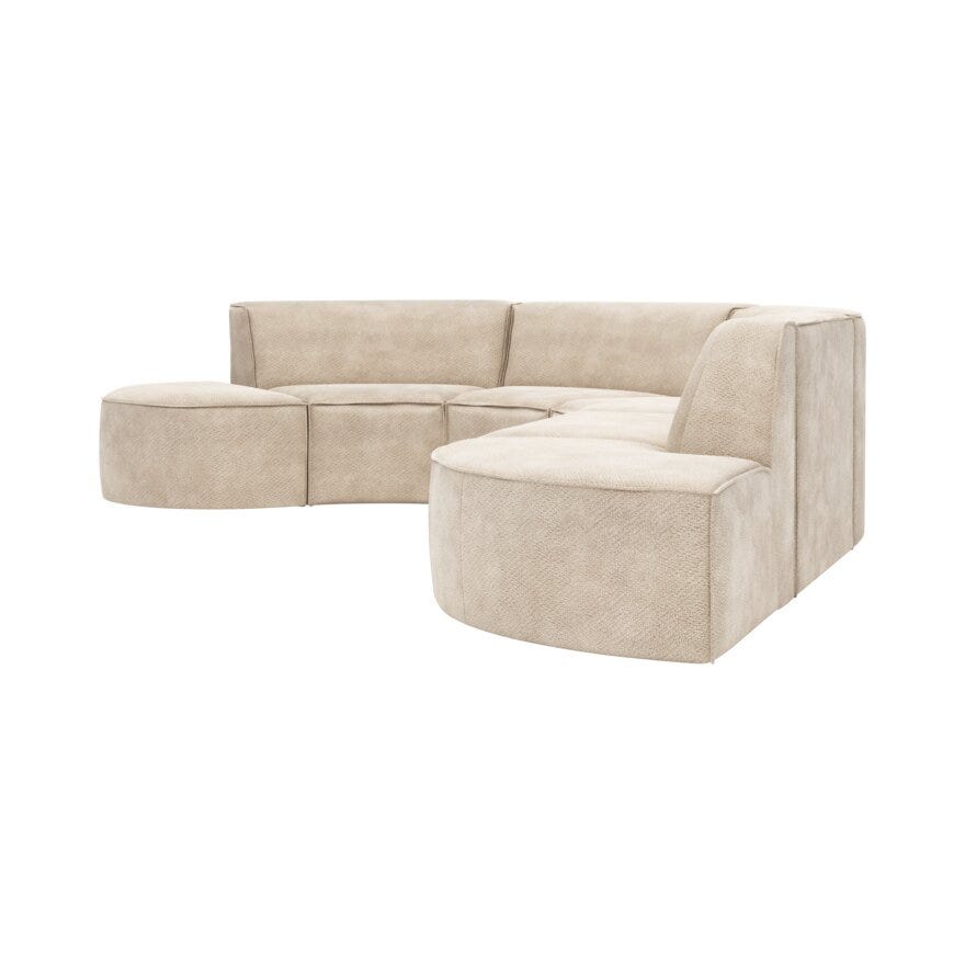 Jakobsen QUADRATO Modulsofa i Beige/natur