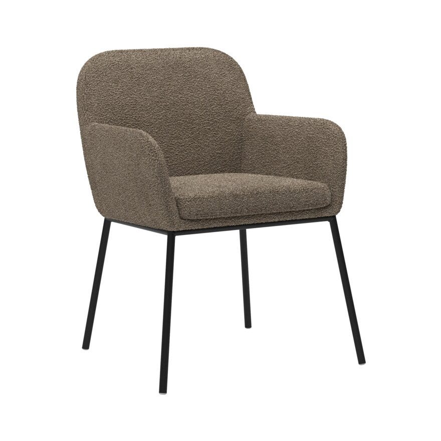 ROCCO Spisestol med armlene i Beige/natur