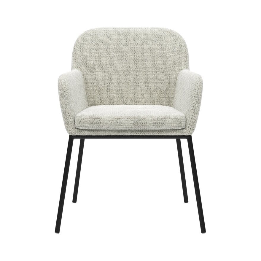 ROCCO Spisestol med armlene i Beige/natur