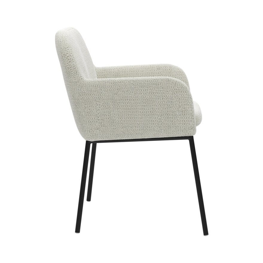 ROCCO Spisestol med armlene i Beige/natur