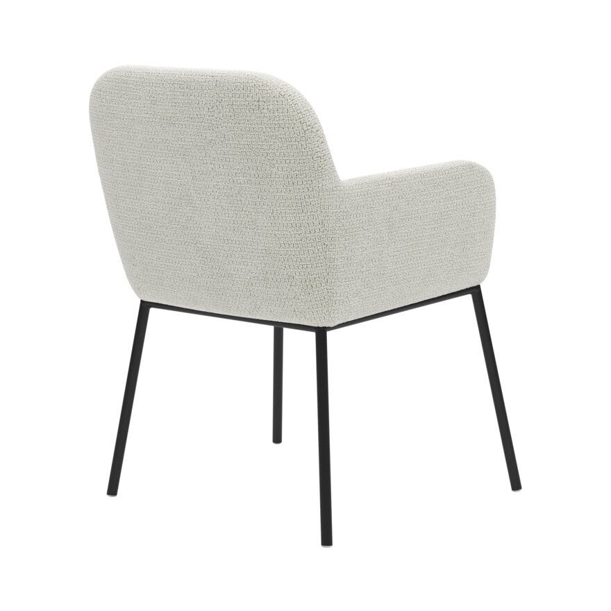 ROCCO Spisestol med armlene i Beige/natur