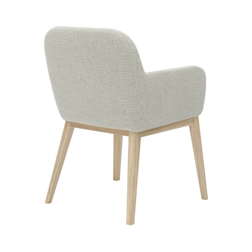 ROCCO Spisestol med armlene i Beige/natur