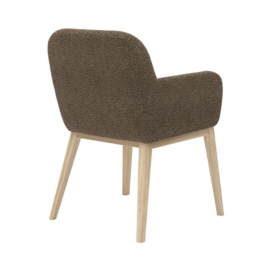ROCCO Spisestol med armlene i Beige/natur