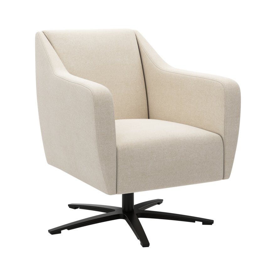 RONDA Lenestol i Beige/natur