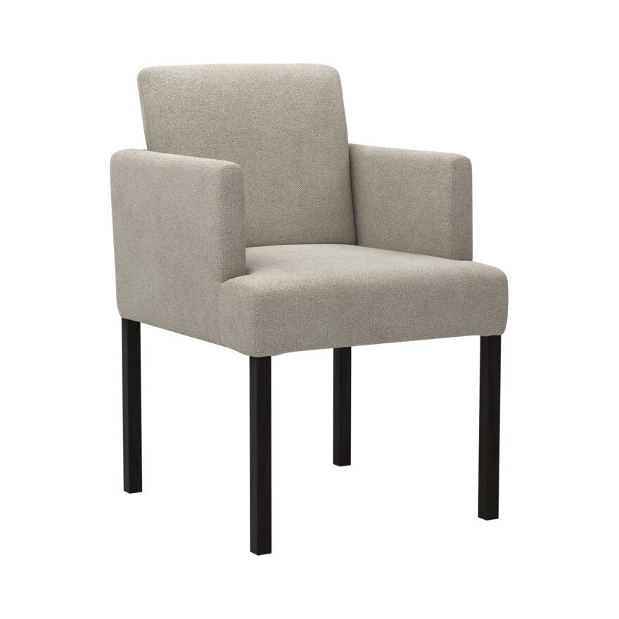 Signature Collection By Halvor Bakke SIGNATURE 1570 Spisestol med armlene i Beige/natur designet av Halvor Bakke