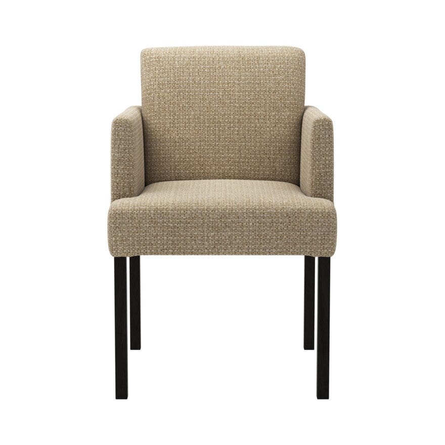 Signature Collection By Halvor Bakke SIGNATURE 1570 Spisestol med armlene i Beige/natur designet av Halvor Bakke