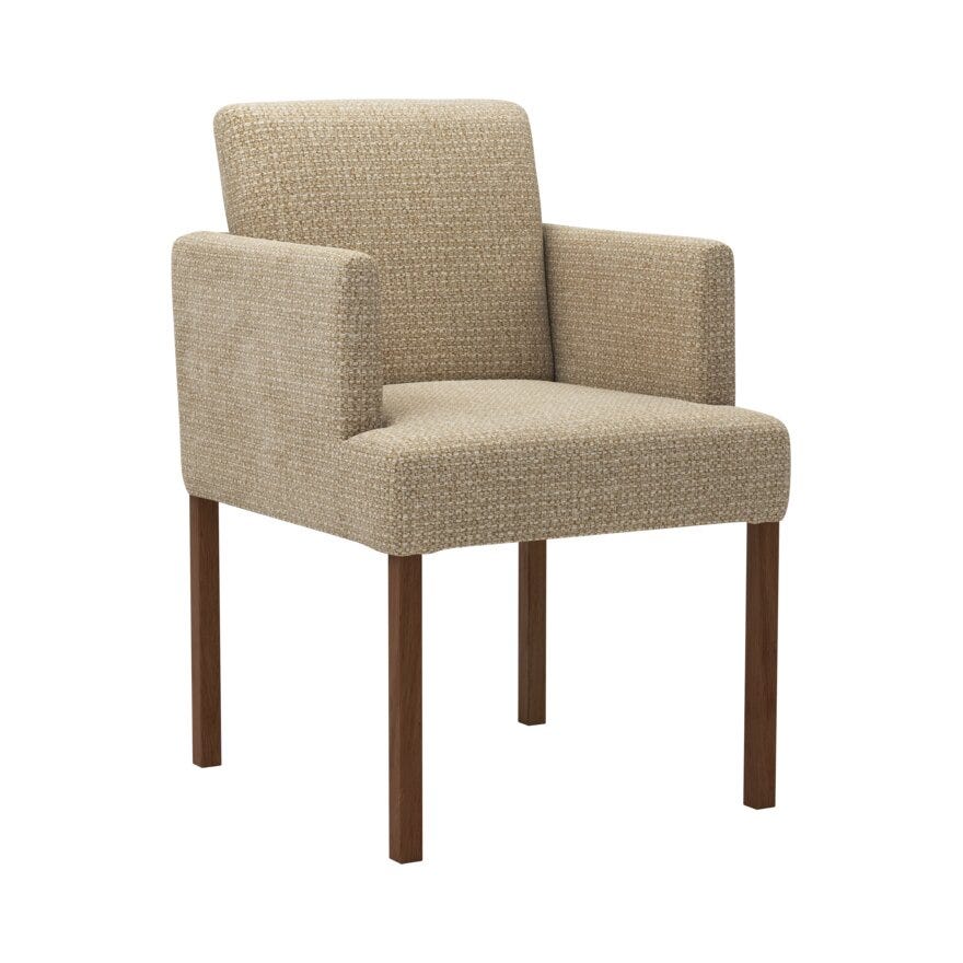 Signature Collection By Halvor Bakke SIGNATURE 1570 Spisestol med armlene i Beige/natur designet av Halvor Bakke