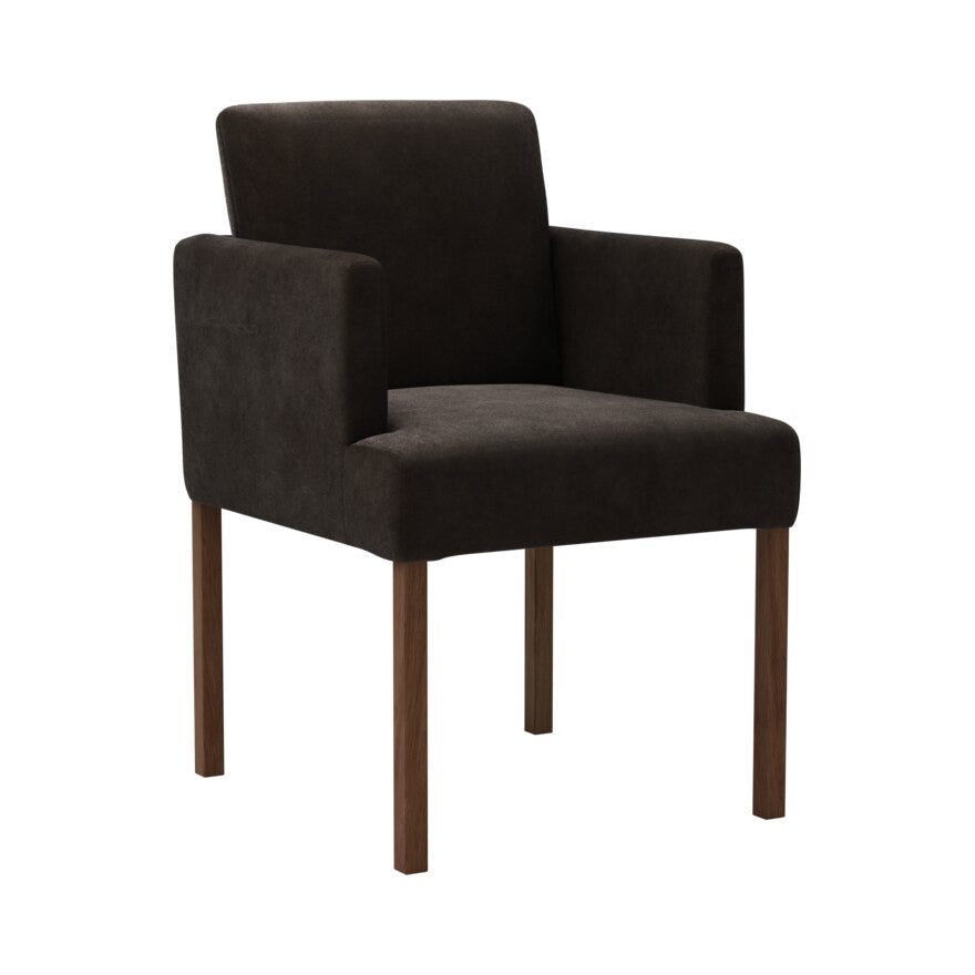 Signature Collection By Halvor Bakke SIGNATURE 1570 Spisestol med armlene i Grå designet av Halvor Bakke