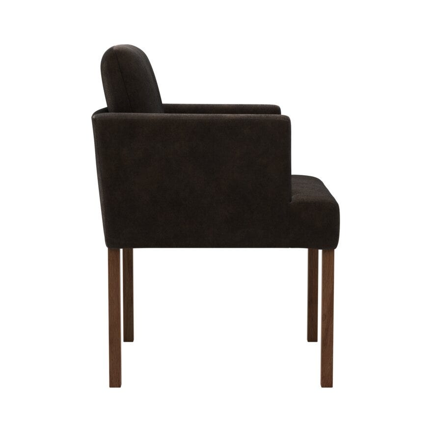 Signature Collection By Halvor Bakke SIGNATURE 1570 Spisestol med armlene i Grå designet av Halvor Bakke