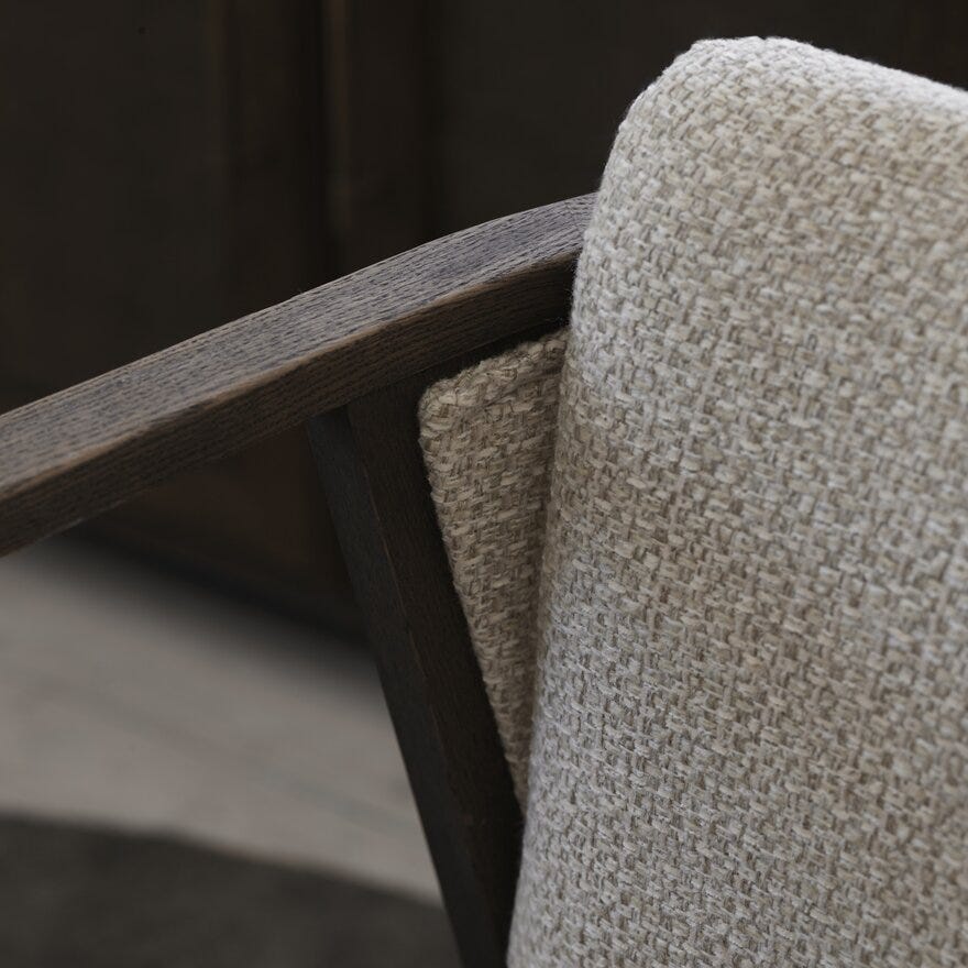 Signature Collection By Halvor Bakke SIGNATURE 1700 Spisestol med armlene i Beige/natur designet av Halvor Bakke