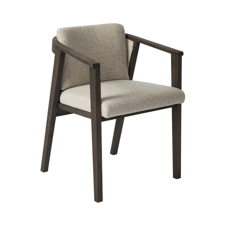 Signature Collection By Halvor Bakke SIGNATURE 1700 Spisestol med armlene i Beige/natur designet av Halvor Bakke