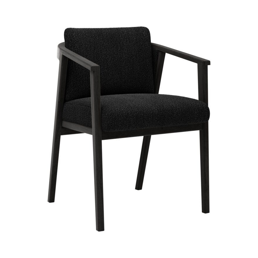 Signature Collection By Halvor Bakke SIGNATURE 1700 Spisestol med armlene i Svart designet av Halvor Bakke