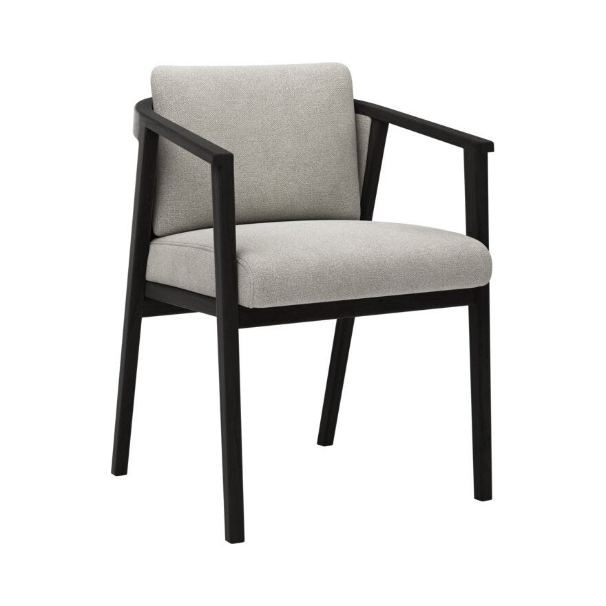 Signature Collection By Halvor Bakke SIGNATURE 1700 Spisestol med armlene i Beige/natur designet av Halvor Bakke
