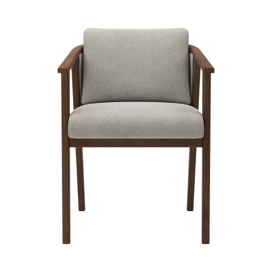Signature Collection By Halvor Bakke SIGNATURE 1700 Spisestol med armlene i Beige/natur designet av Halvor Bakke