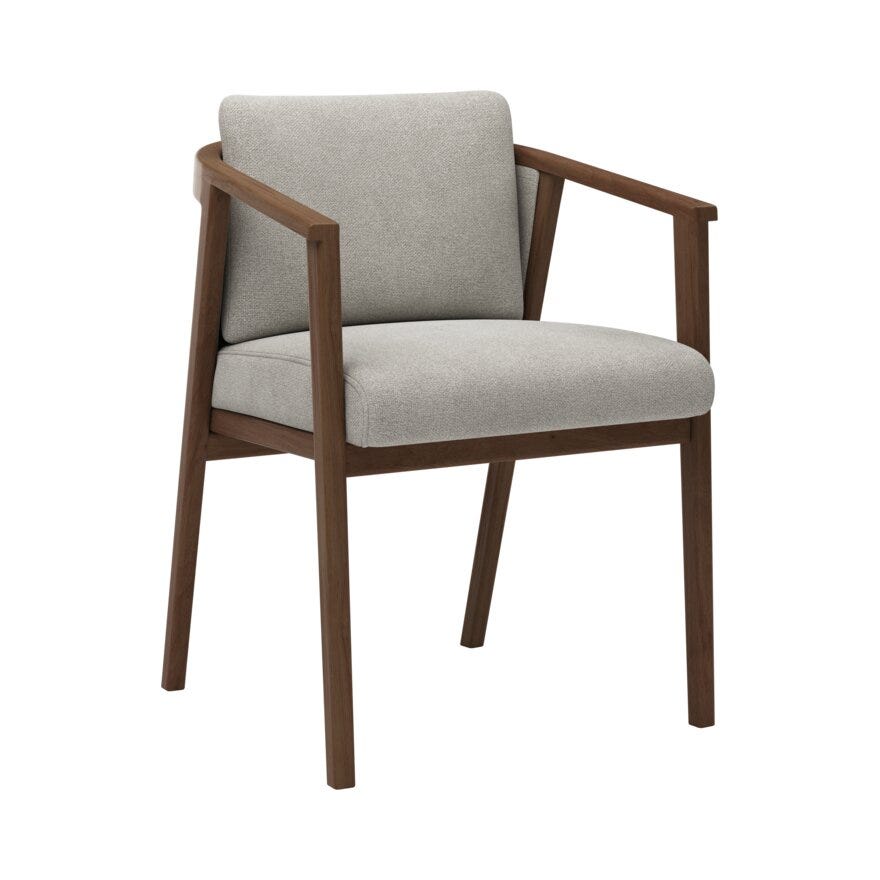 Signature Collection By Halvor Bakke SIGNATURE 1700 Spisestol med armlene i Beige/natur designet av Halvor Bakke