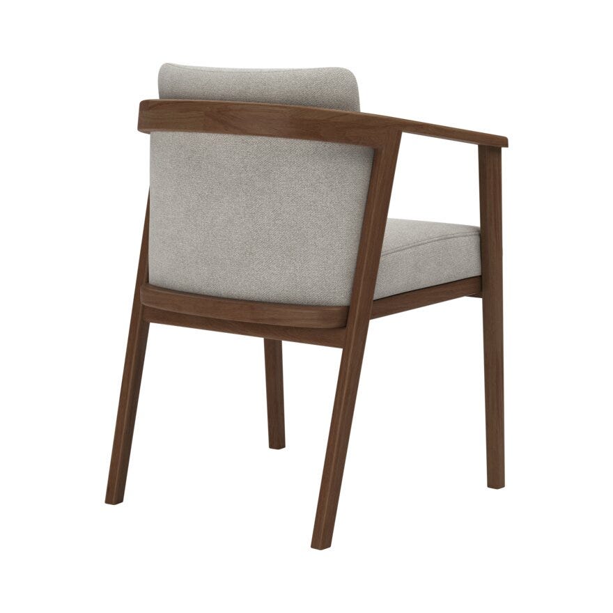 Signature Collection By Halvor Bakke SIGNATURE 1700 Spisestol med armlene i Beige/natur designet av Halvor Bakke