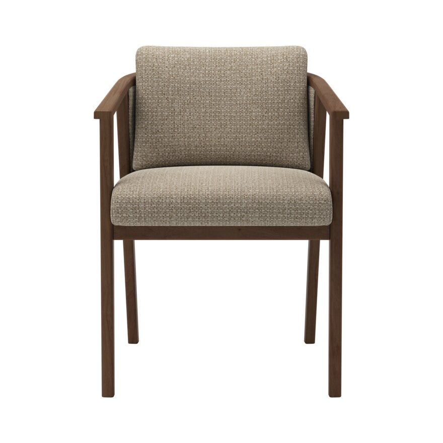 Signature Collection By Halvor Bakke SIGNATURE 1700 Spisestol med armlene i Beige/natur designet av Halvor Bakke
