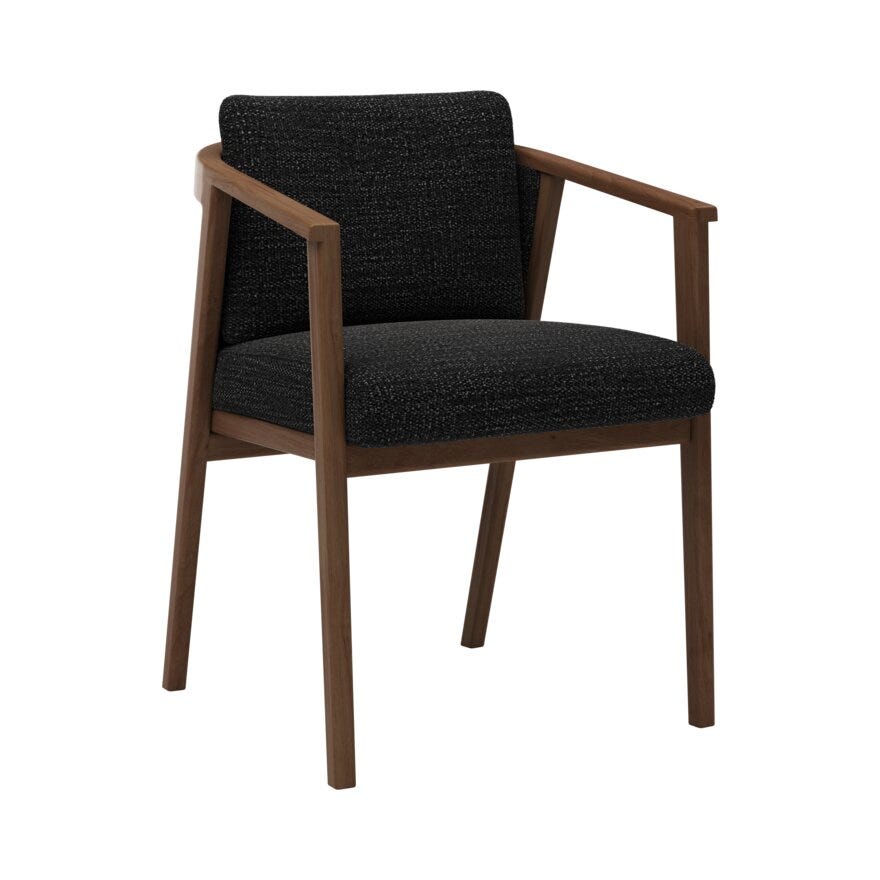 Signature Collection By Halvor Bakke SIGNATURE 1700 Spisestol med armlene i Svart designet av Halvor Bakke