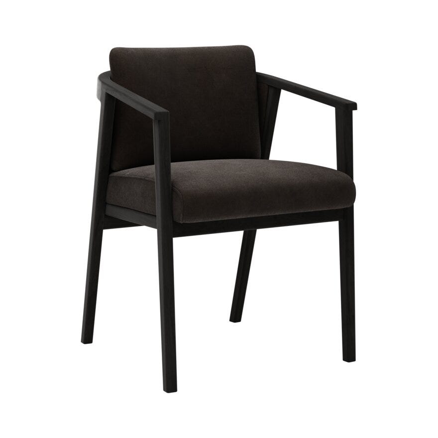Signature Collection By Halvor Bakke SIGNATURE 1700 Spisestol med armlene i Grå designet av Halvor Bakke