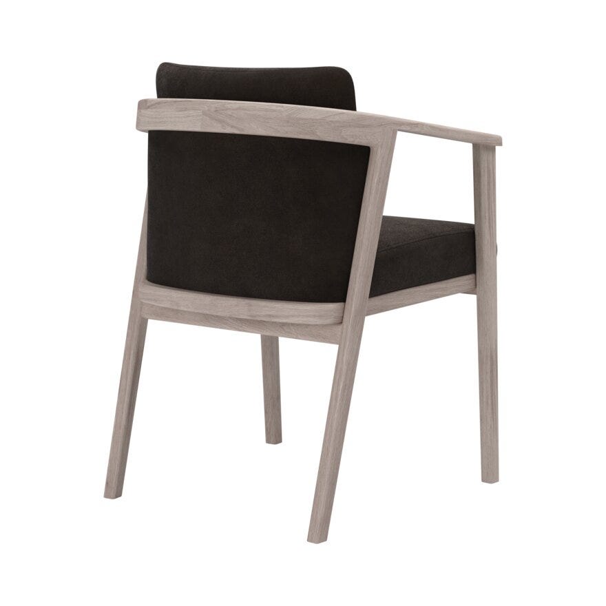 Signature Collection By Halvor Bakke SIGNATURE 1700 Spisestol med armlene i Grå designet av Halvor Bakke
