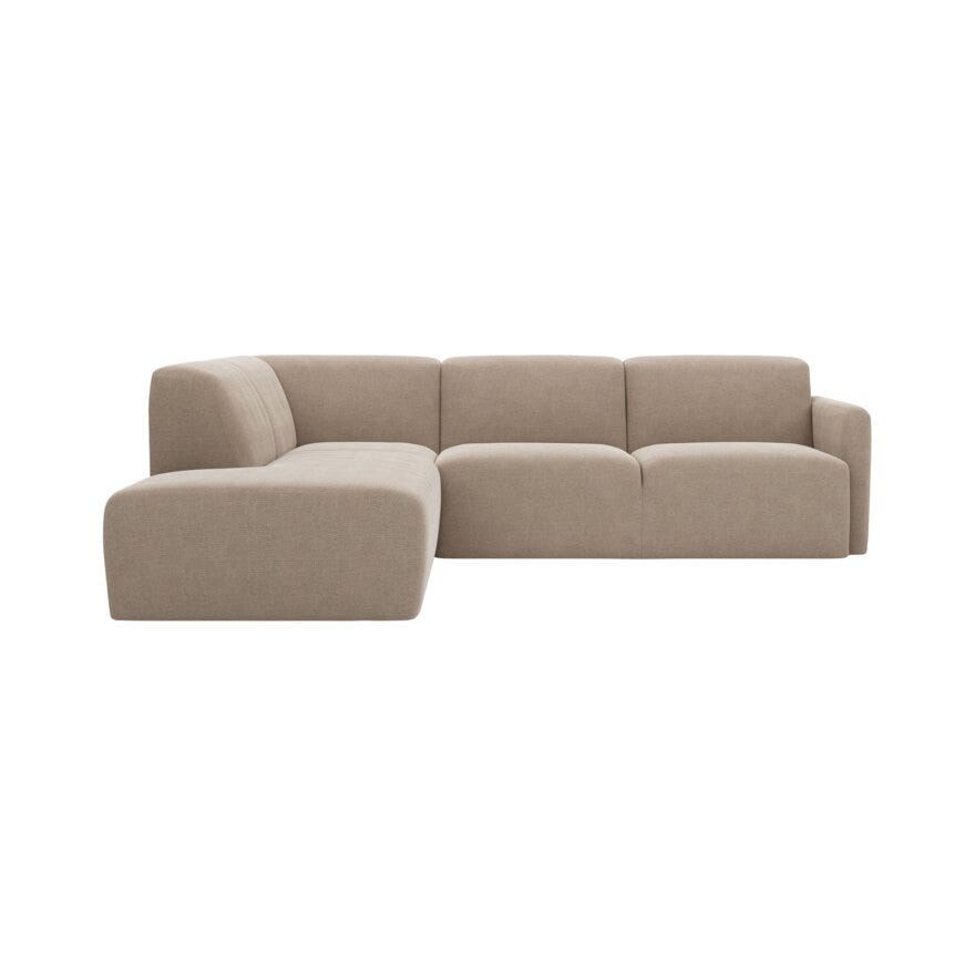 TAMPA Hjørnesofa med endeavslutning i Beige/natur