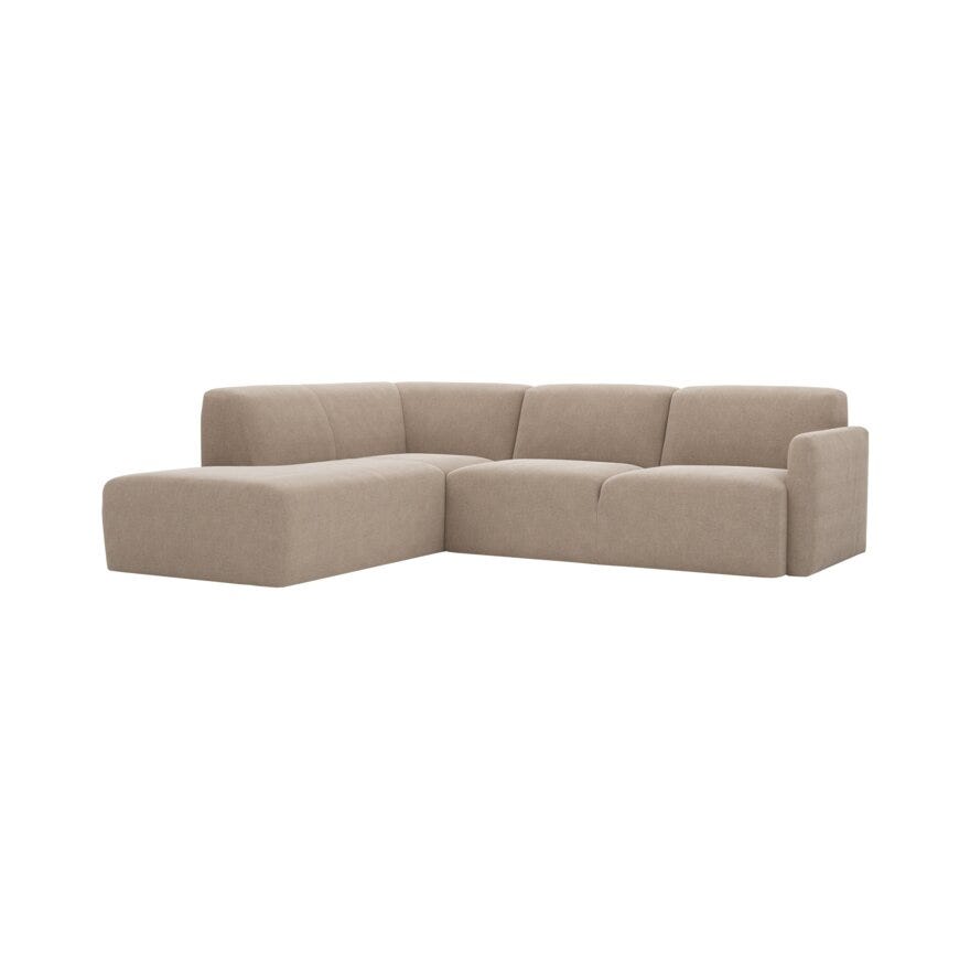 TAMPA Hjørnesofa med endeavslutning i Beige/natur