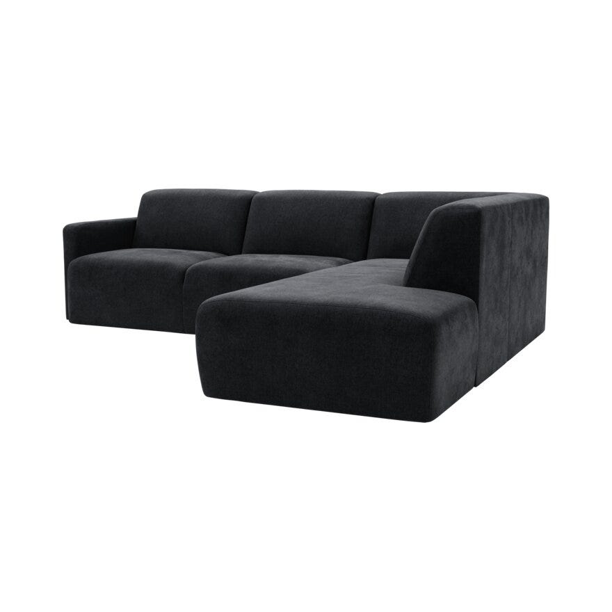 TAMPA Hjørnesofa i Svart