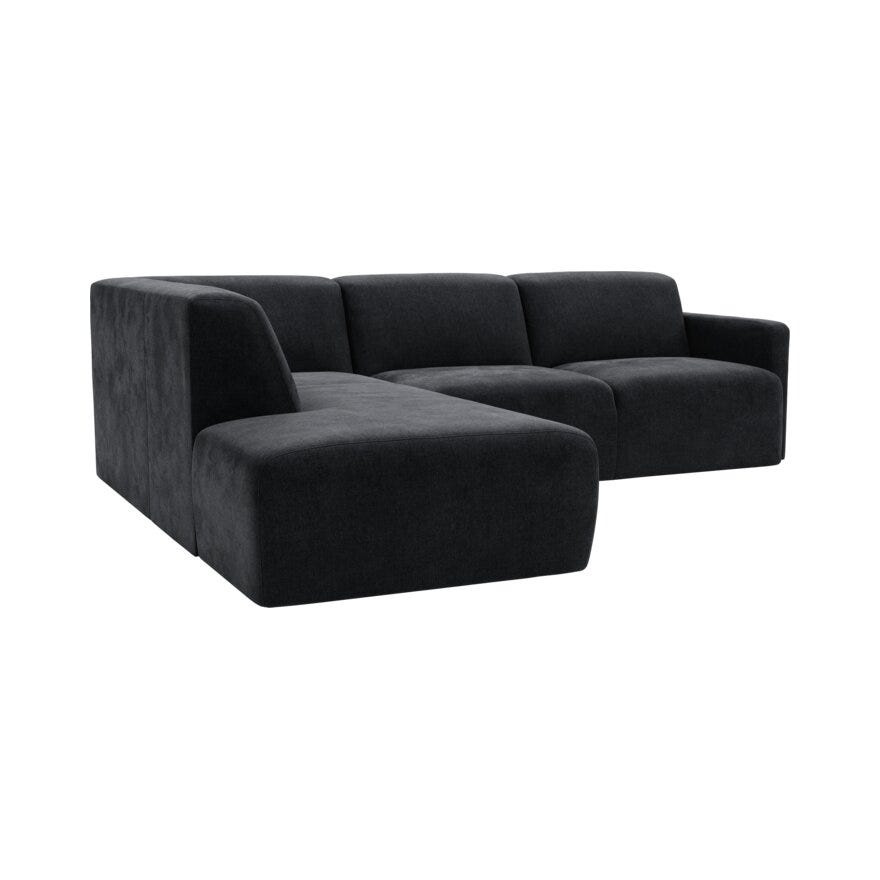 TAMPA Hjørnesofa i Svart