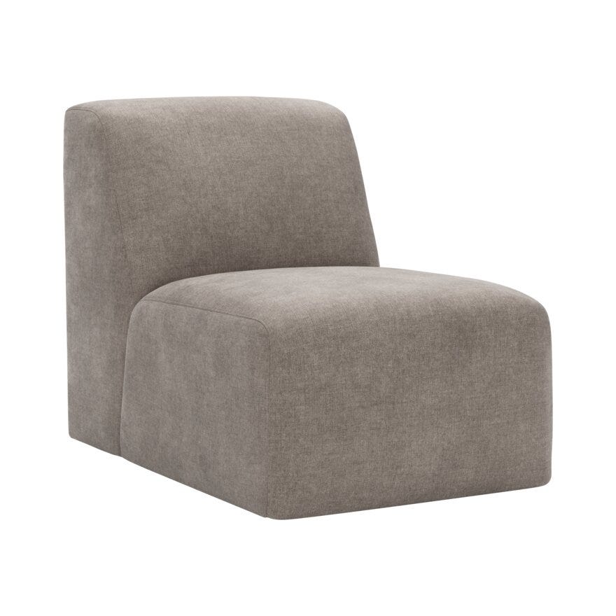 TAMPA Loungestol i Beige/natur