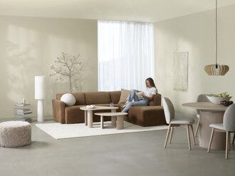 Jakobsen TAMPA Hjørnesofa i Brun