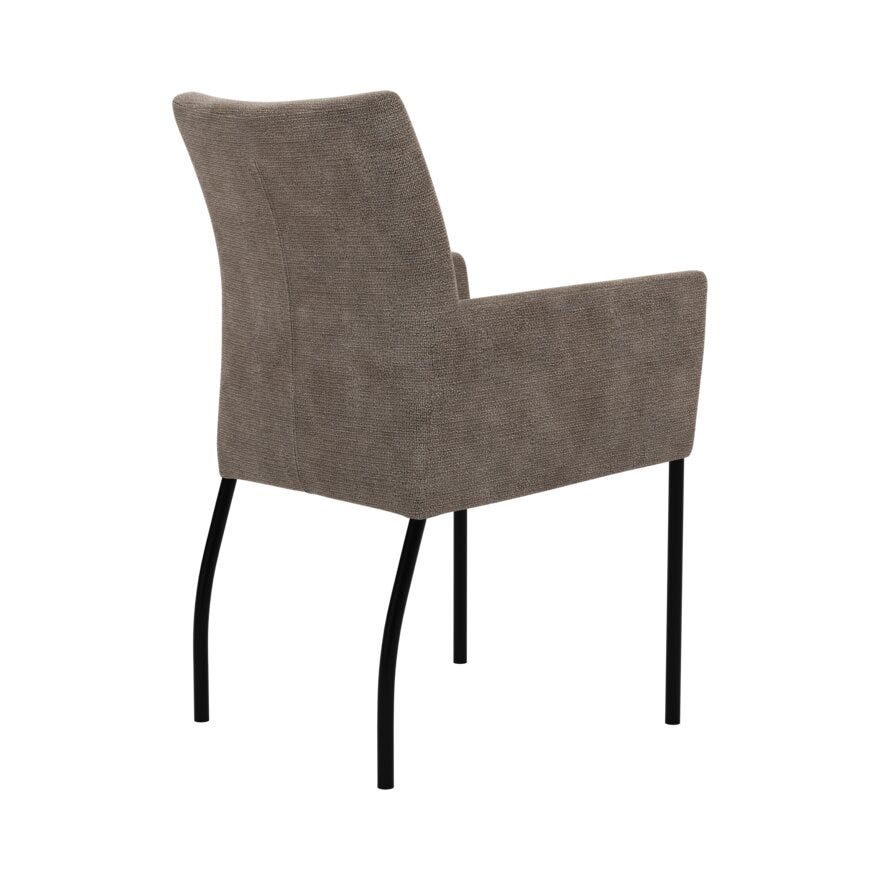 TIRA Spisestol med armlene i Beige/natur