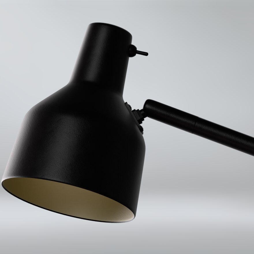 Jensen ADD ON Lampe høyre cm i Svart
