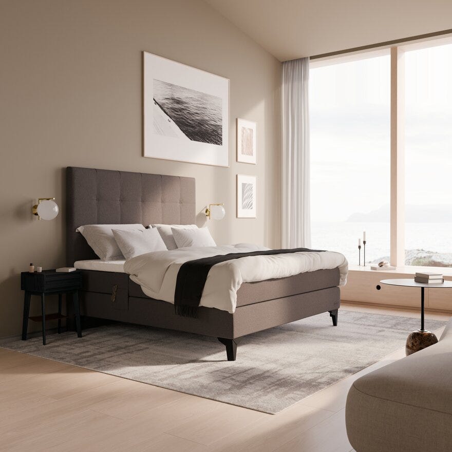 Jensen FENIX LIBRA Sengegavl 150x160 cm i Brun