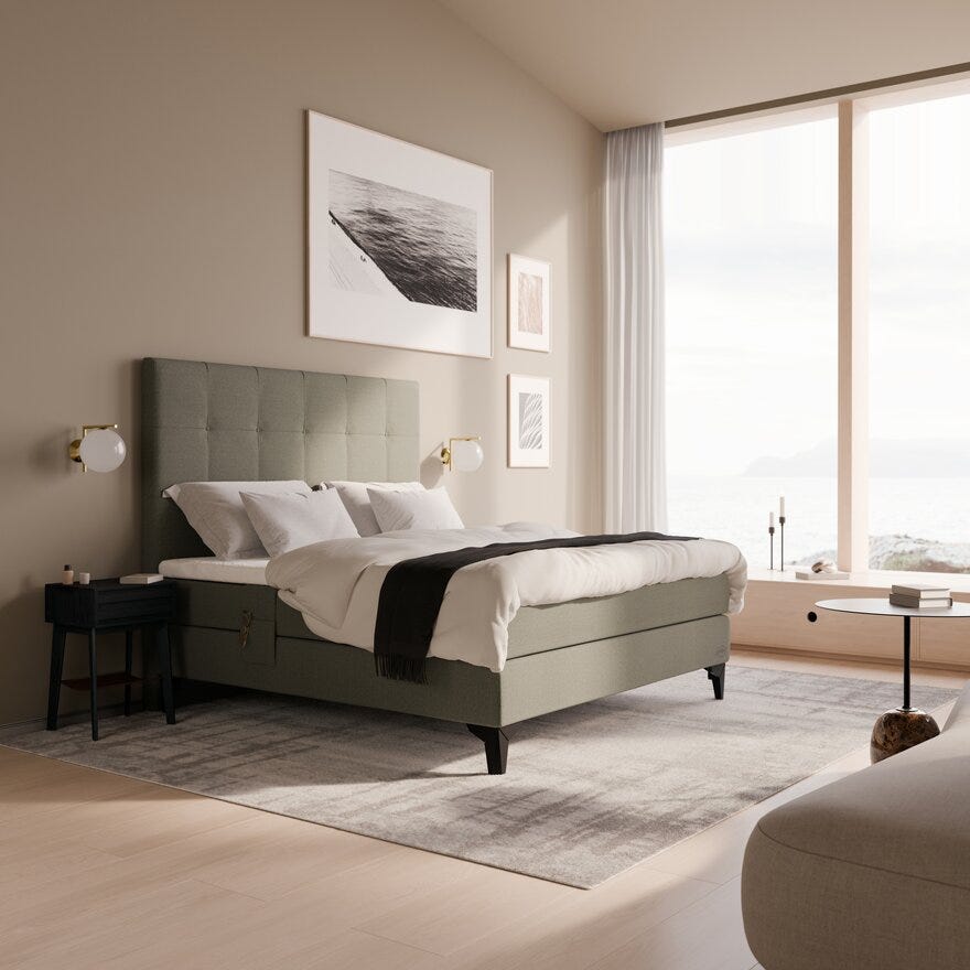 Jensen FENIX LIBRA Sengegavl 150x160 cm i Grønn
