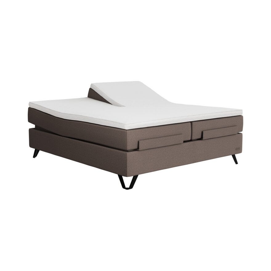 Jensen AMBASSADØR AQTIVE 2 Regulerbar seng 160x200 cm i Brun