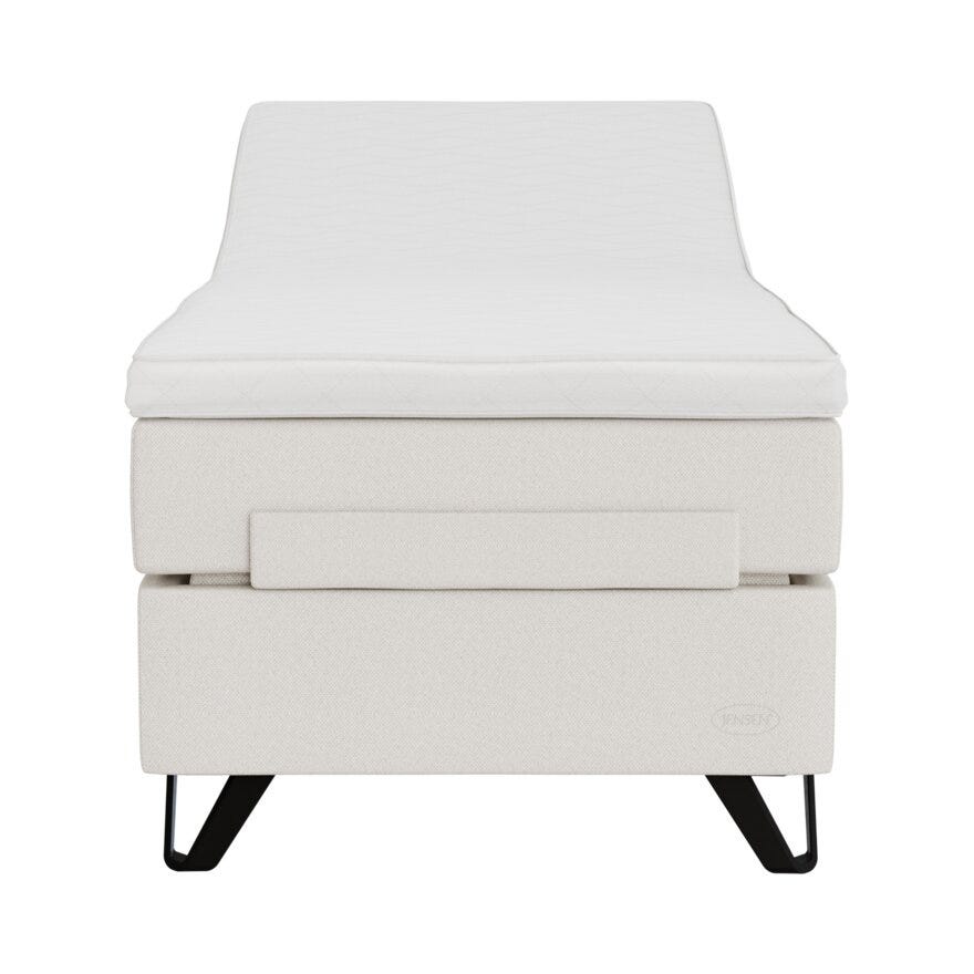 Jensen AMBASSADØR AQTIVE 2 Regulerbar seng 90x200 cm i Beige/natur