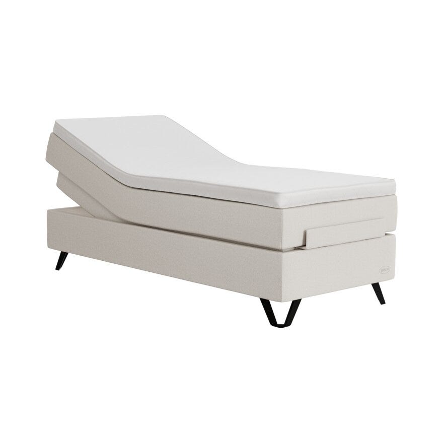 Jensen AMBASSADØR AQTIVE 2 Regulerbar seng 90x200 cm i Beige/natur