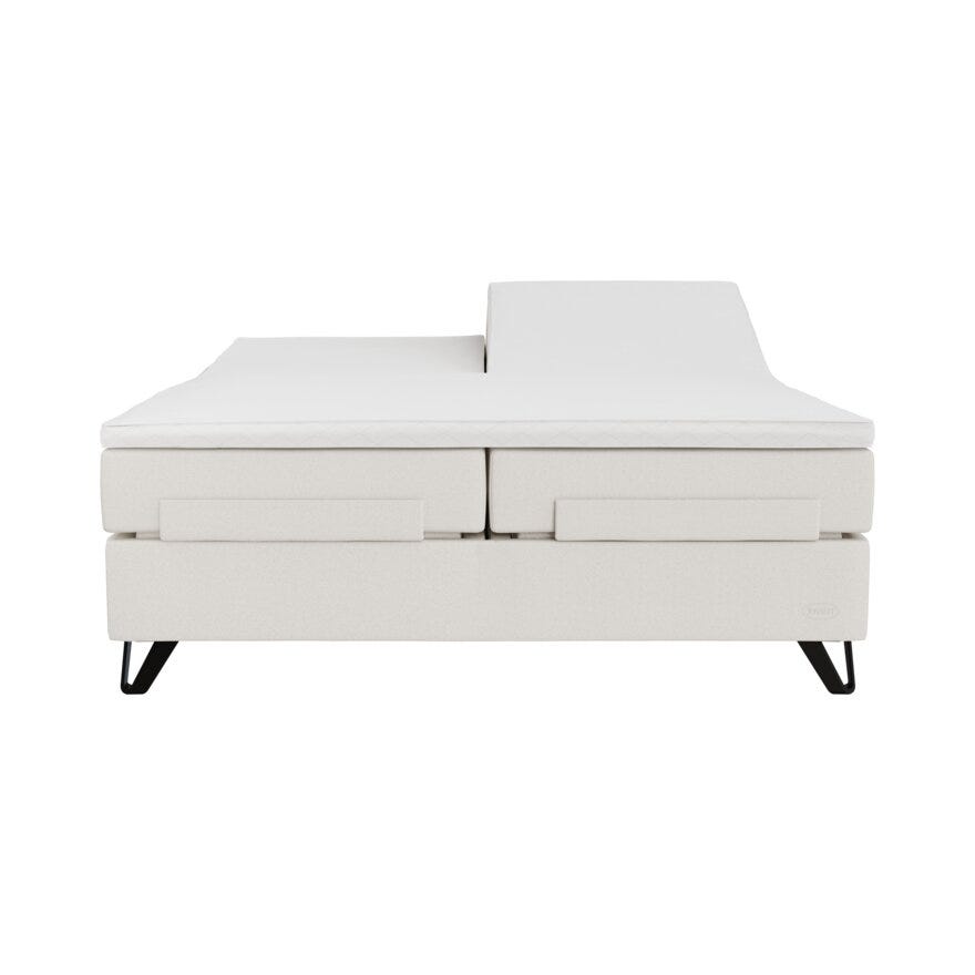 Jensen AMBASSADØR AQTIVE 2 Regulerbar seng 160x200 cm i Hvit