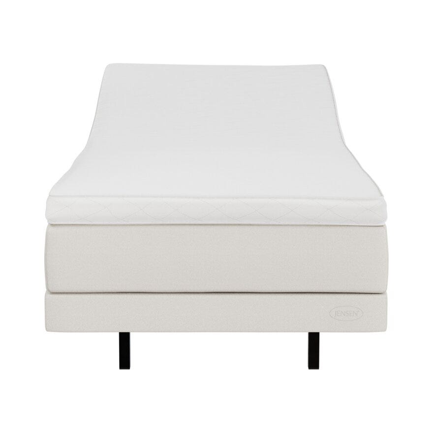 Jensen AMBASSADØR LEAN Regulerbar seng 80x200 cm i Beige/natur